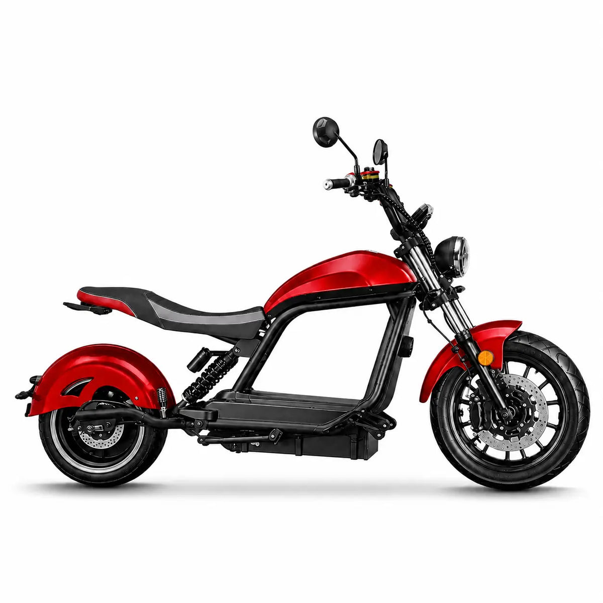 E-Chopper 6.0 Duo 45 km/h mit Straßenzulassung in rot