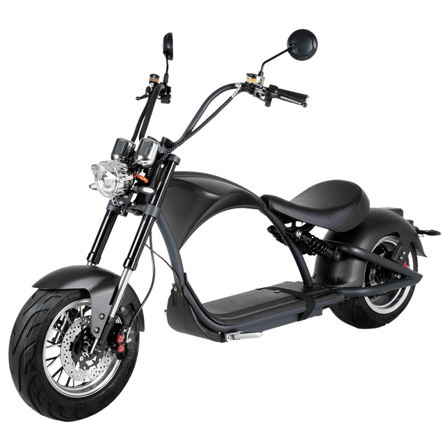 E-Chopper Aero in schwarz mit Straßenzulassung 45 km/h