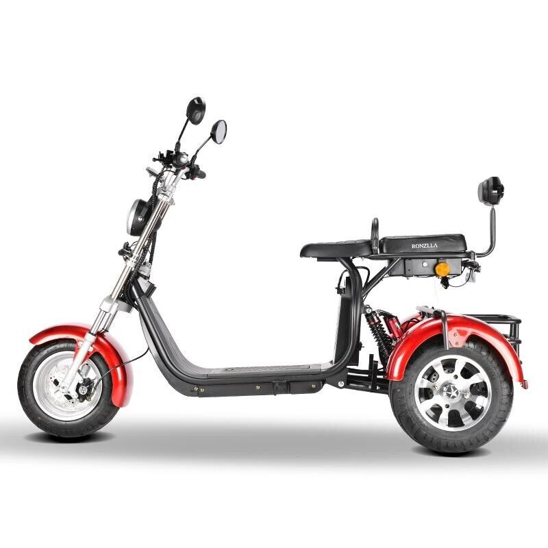 E-Trike 45 km/h 2000W rot - E-Streetbikes